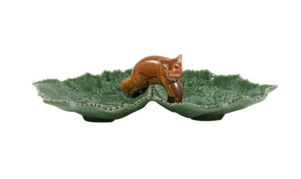 Bordallo Animal Fox Leaf Plate