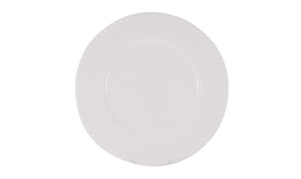 Large Tiered Plate in white