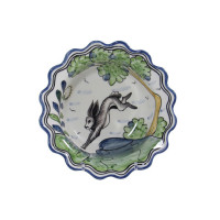 Le Lapin 7" Scalloped Bowl